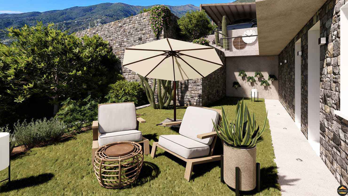Villa area relax esterna