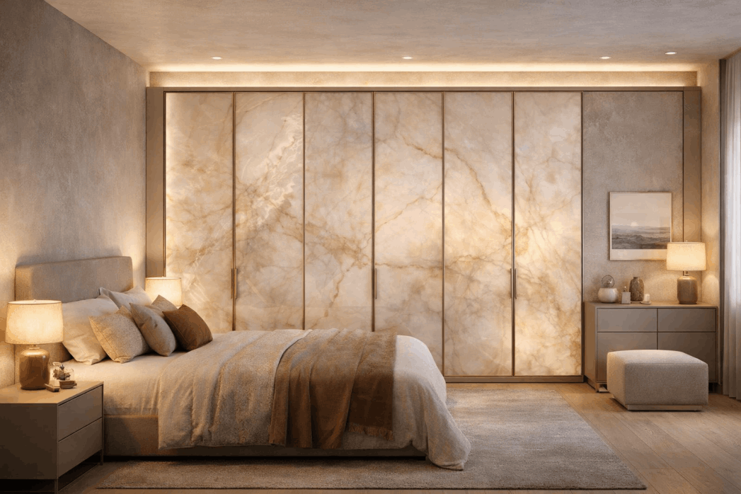 Architetto Online | Armadi con pannelli Onice