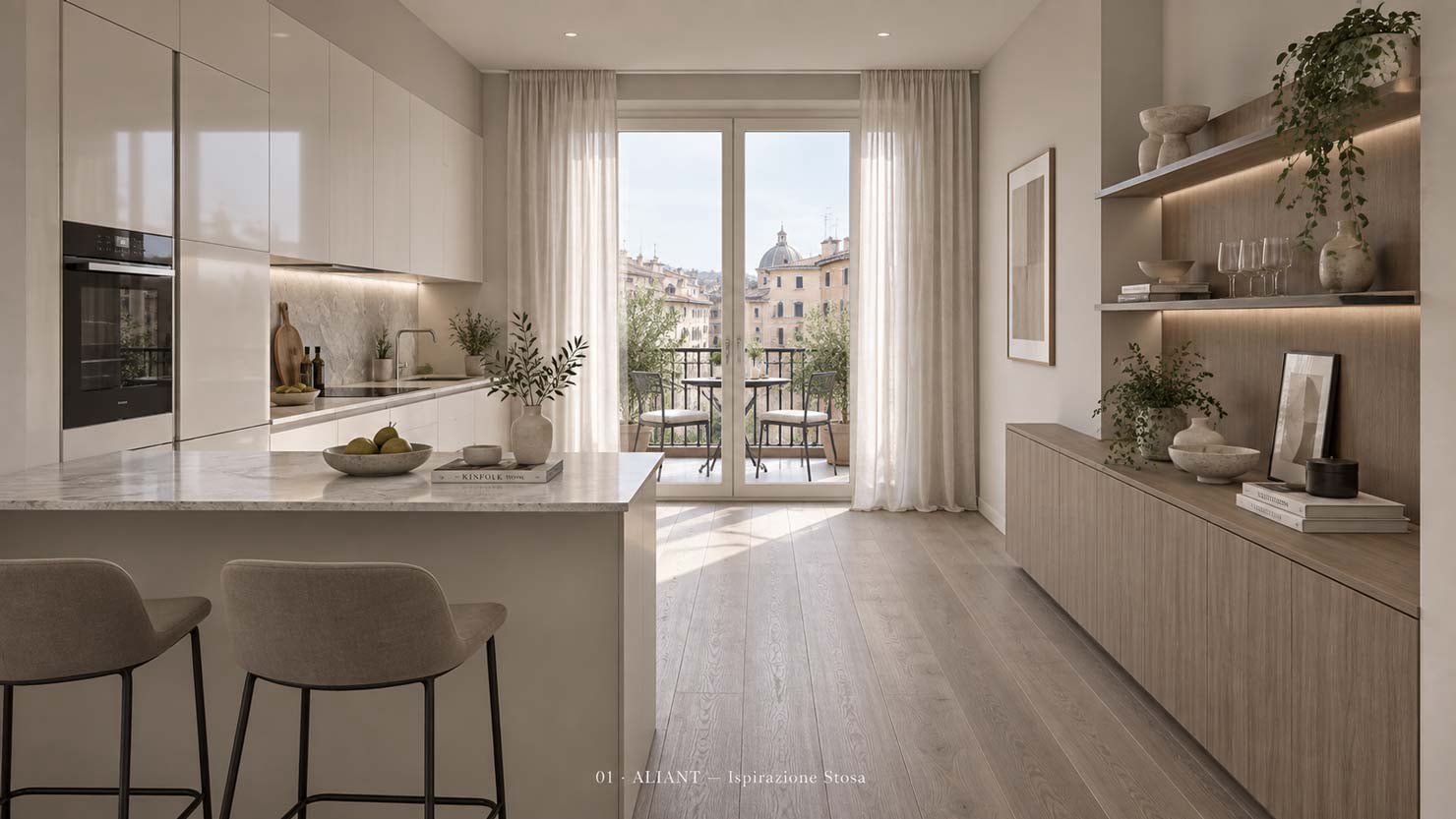 Progetto Idee per Cucina Moderna con Isola