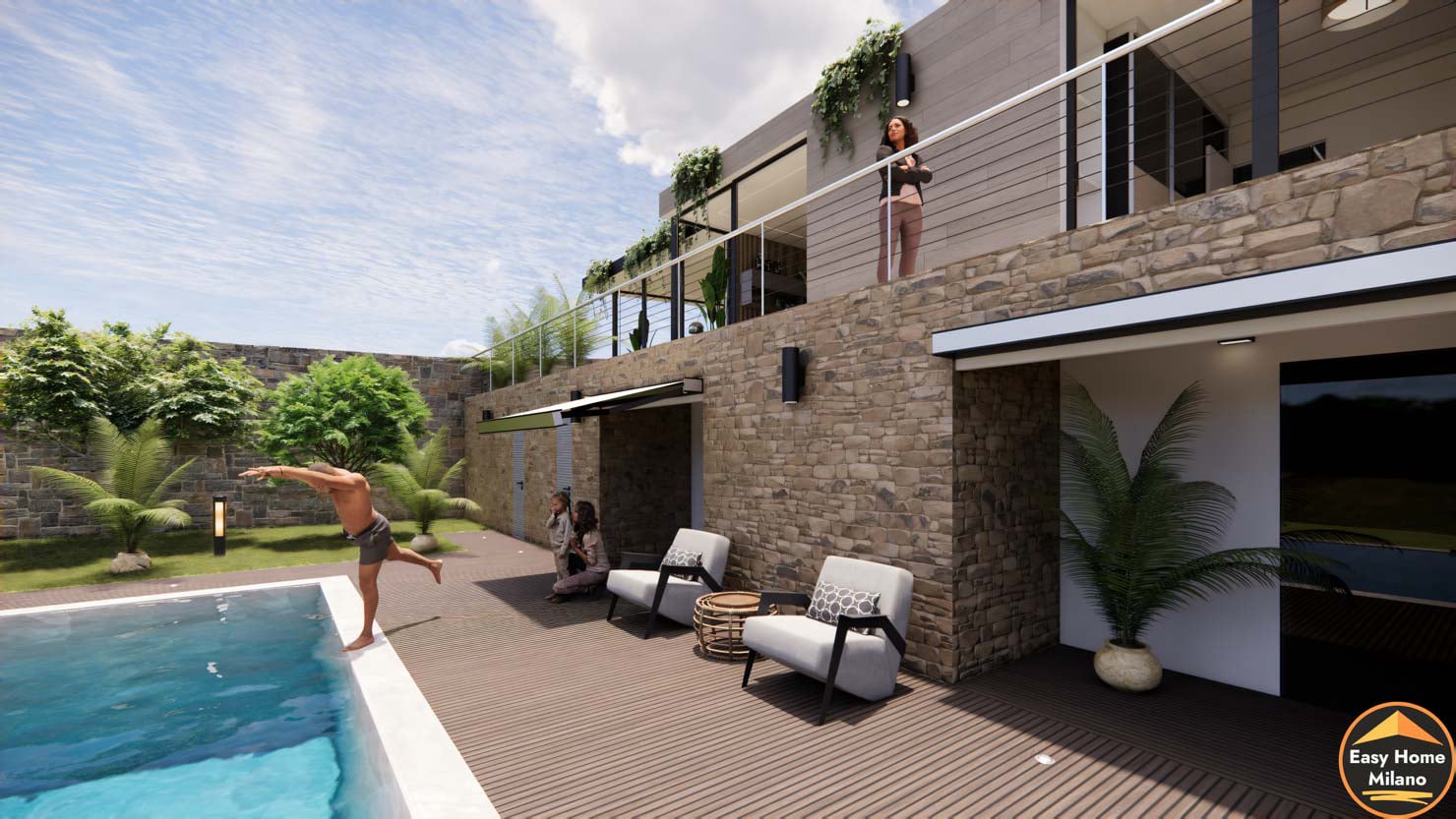 Villa al Mare con piscina a sfioro