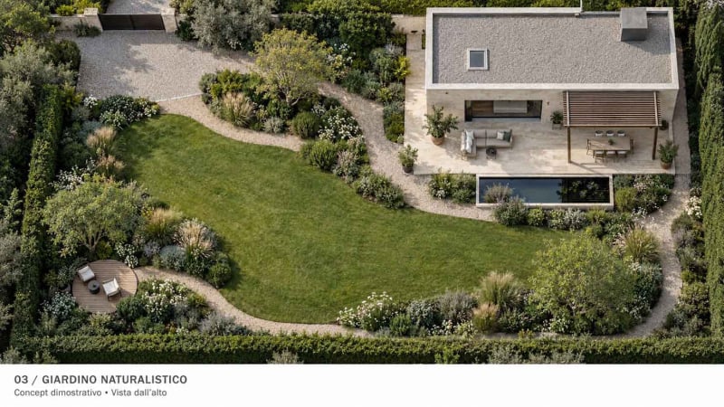 Progettazione giardino e parco per villa - Progettazione Giardini Online